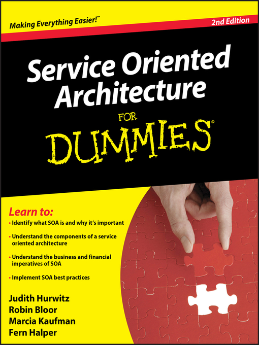 Title details for Service Oriented Architecture For Dummies by Judith S. Hurwitz - Available